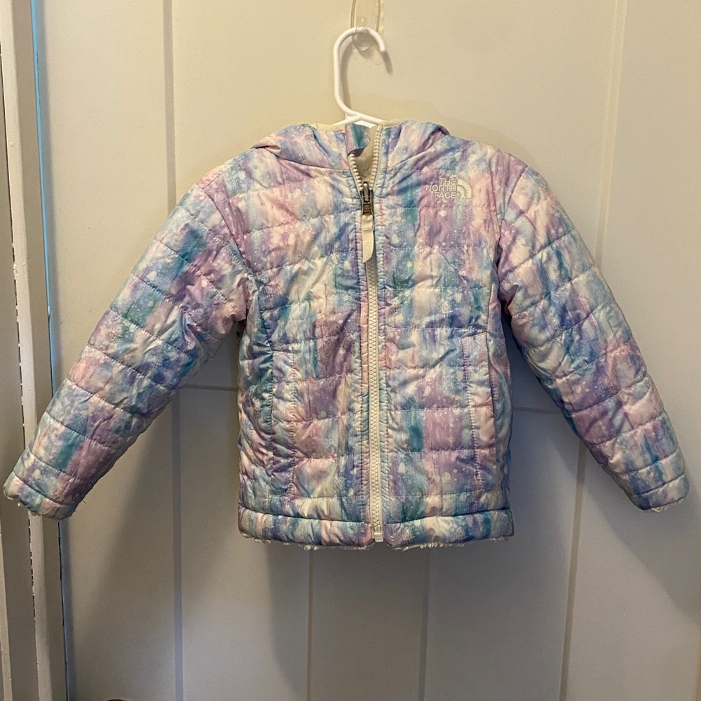 Reversible The North Face Pastel Tie-Dye Jacket